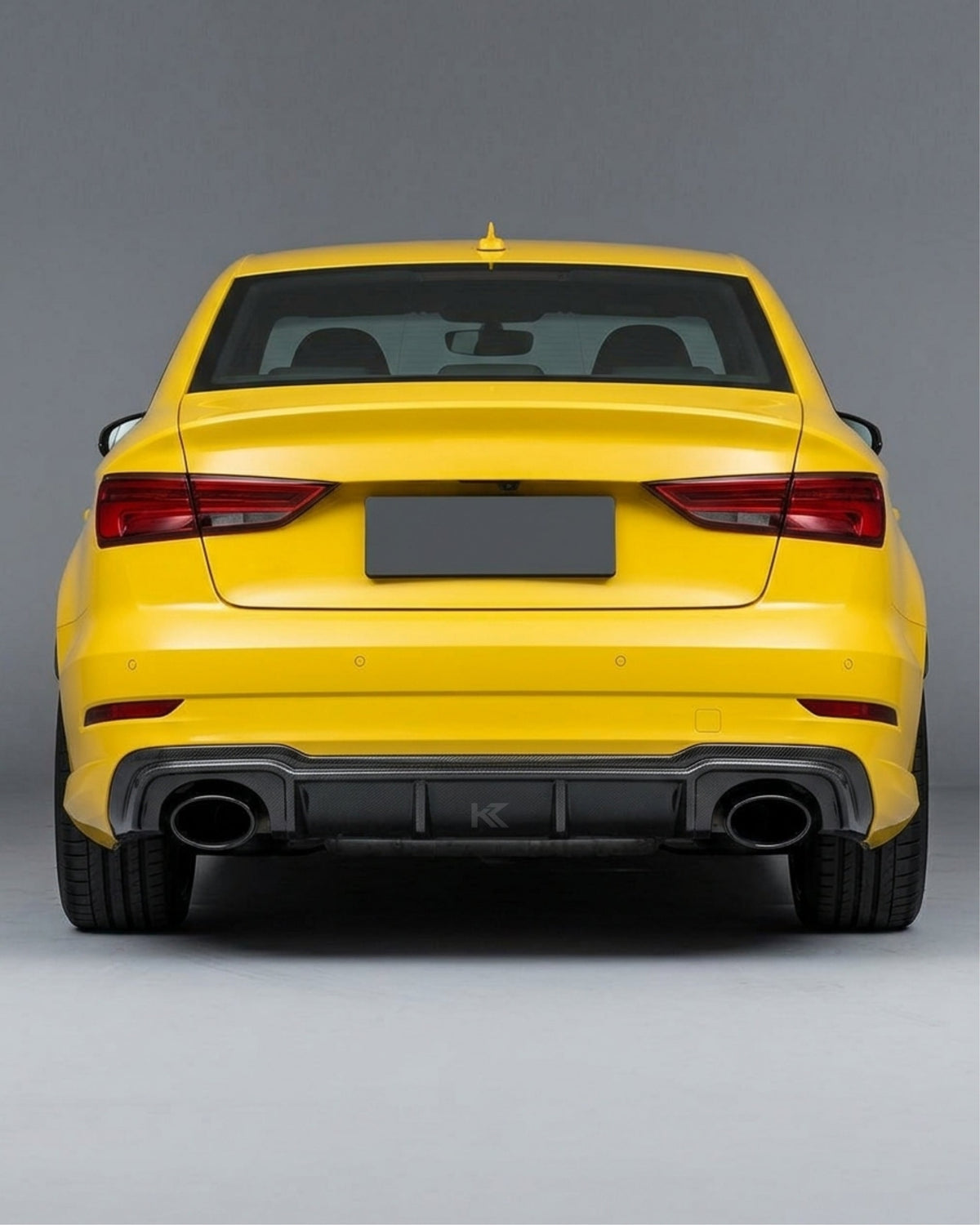 2017–2019 Audi RS3 8V Sedan Rear Bumper Diffuser Lip – Carbon Fiber