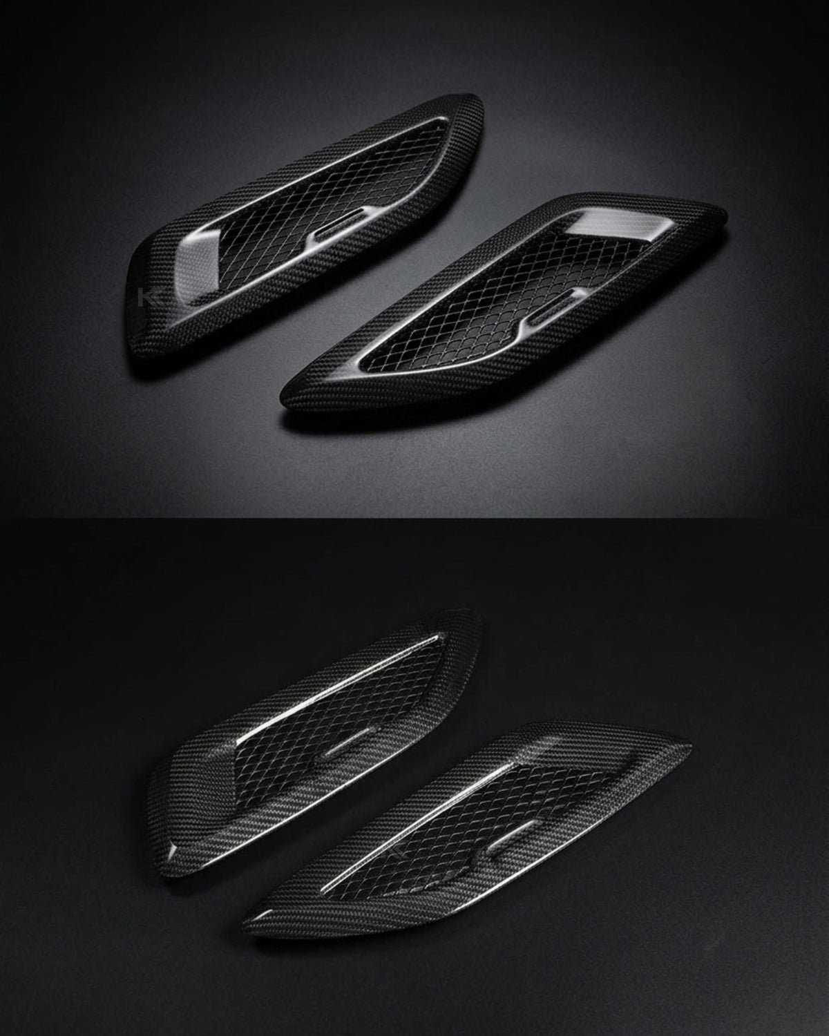 BMW F80 M3 / F82 M4 / F87 M2 / F90 M5 / G30 Universal Hood Vents – Carbon Fiber