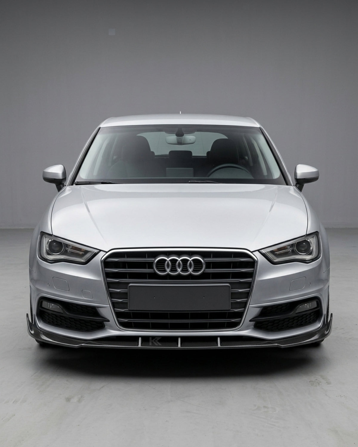 2014–2016 Audi A3 S-Line / S3 8V Hatchback Front Lip Splitter – Pre-Preg Dry Carbon Fiber