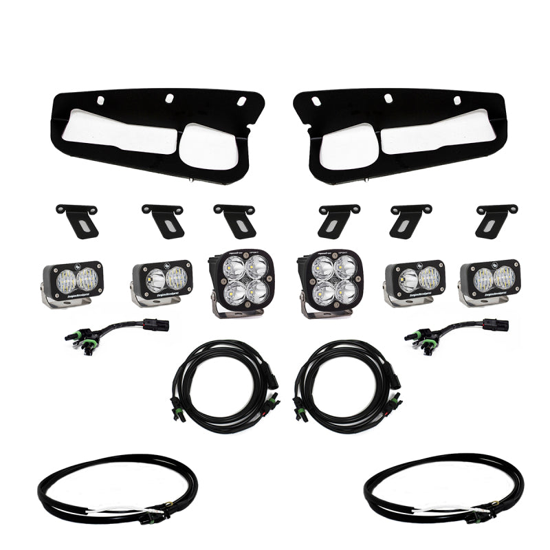 Baja Designs Ford Squadron Sport/S2 Sport Fog Pocket Light Kit w/Upfitter
