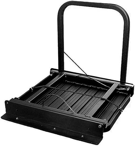 Great Day Truck N' Buddy Folding Tailgate Step/Seat Platform for Work Flatbed Trucks and Equipment Trailers - 300 lbs Weight Capacity - Black Powder-Coated Finish, TNB2000B