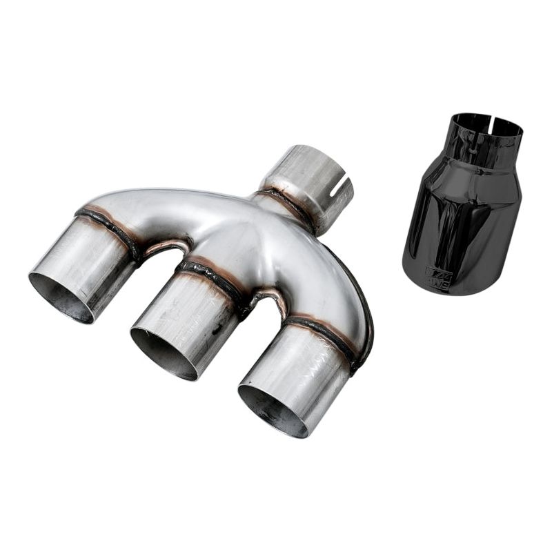 AWE Tuning 2016+ Honda Civic Si Touring Edition Exhaust w/Front Pipe & Triple Diamond Black Tips