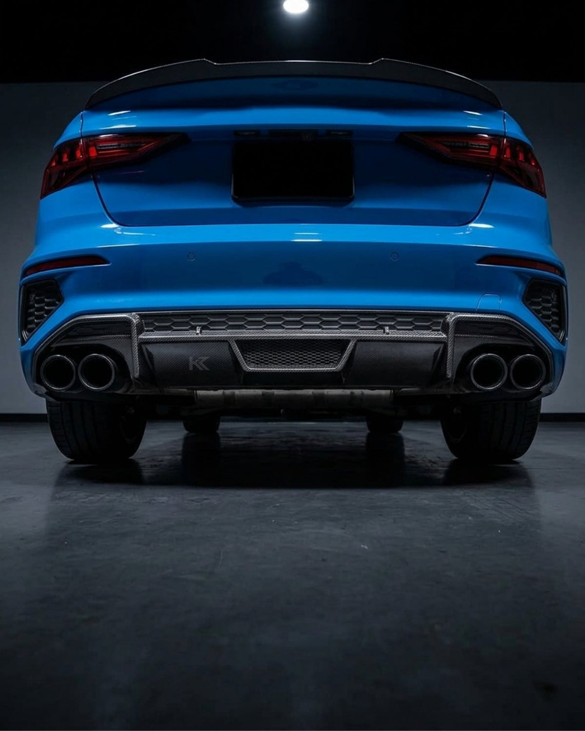 2021–2023 Audi A3 S-Line / S3 8Y Sedan Rear Bumper Diffuser – Carbon Fiber