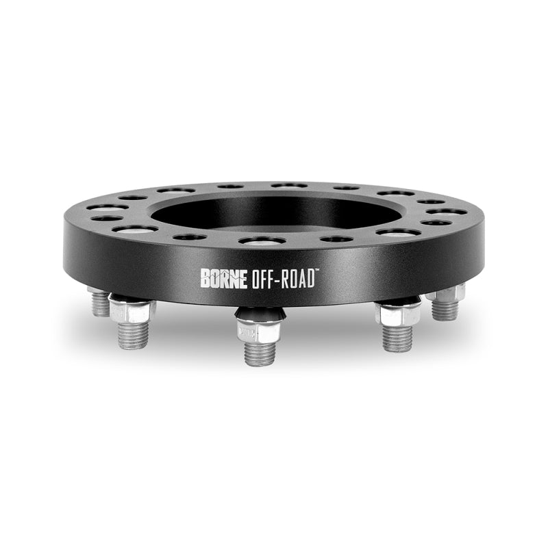 Borne Off-Road Wheel Spacers - 8X170 - 125 - 25mm - M14 - Black BNWS-002-250BK