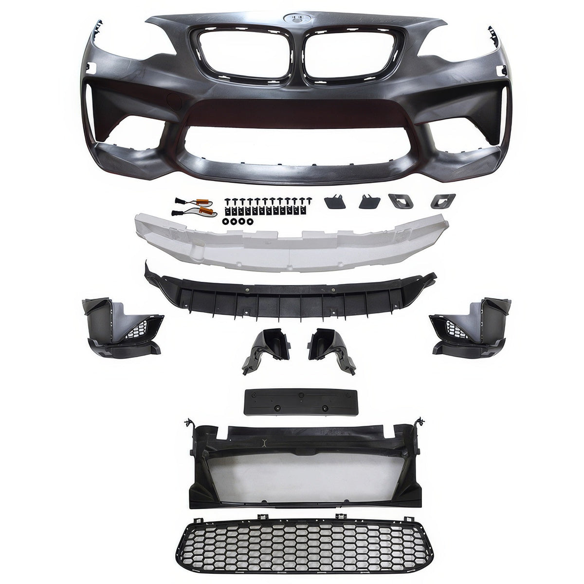 2014-2021 BMW F22 F23 2 Series M2 Style Front Bumper Cover Conversion