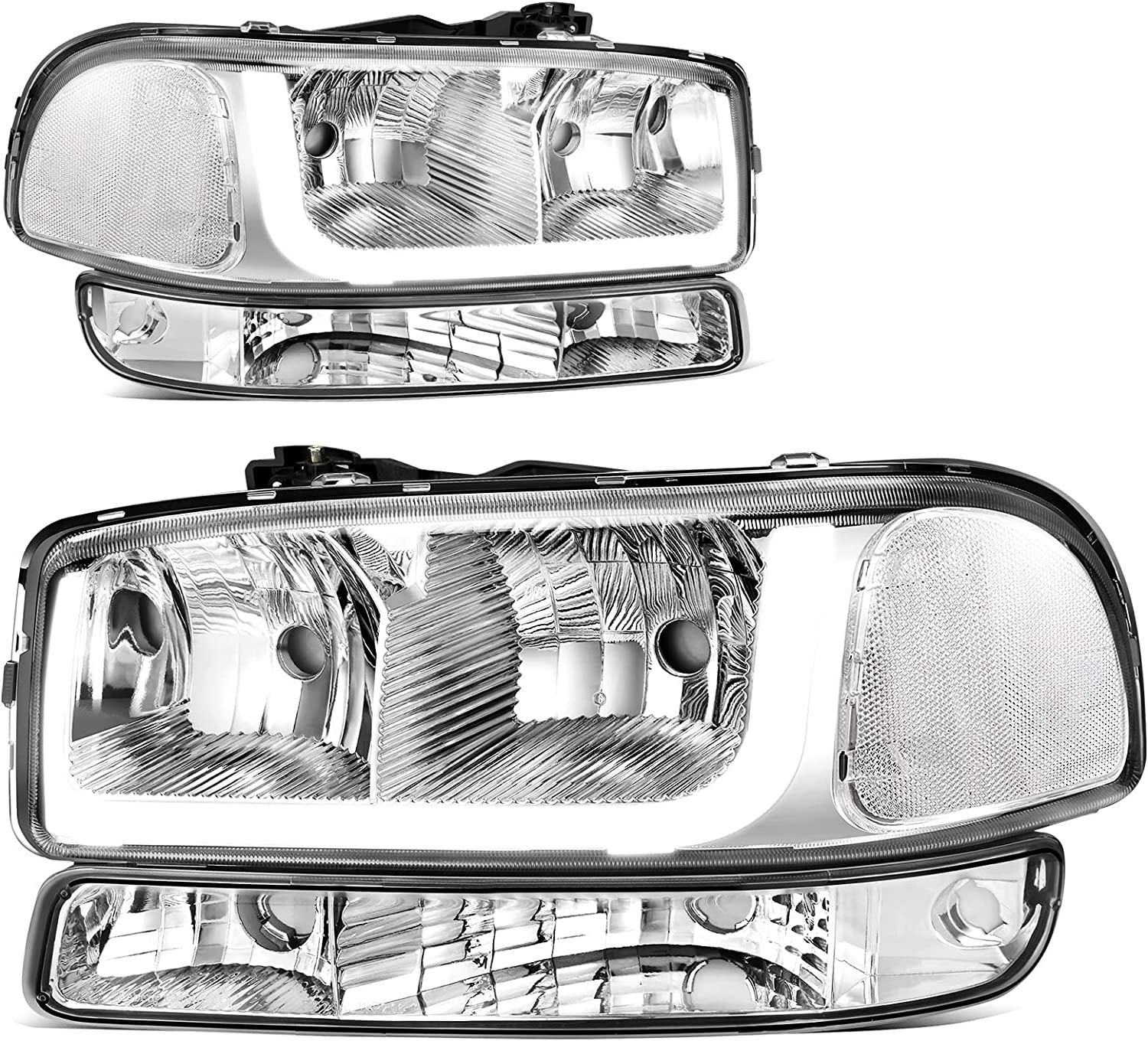 AmeriLite 2013-2015 Altima 4Dr Sedan Replacement Headlights Pair Halogen Type - Driver and Passenger Side