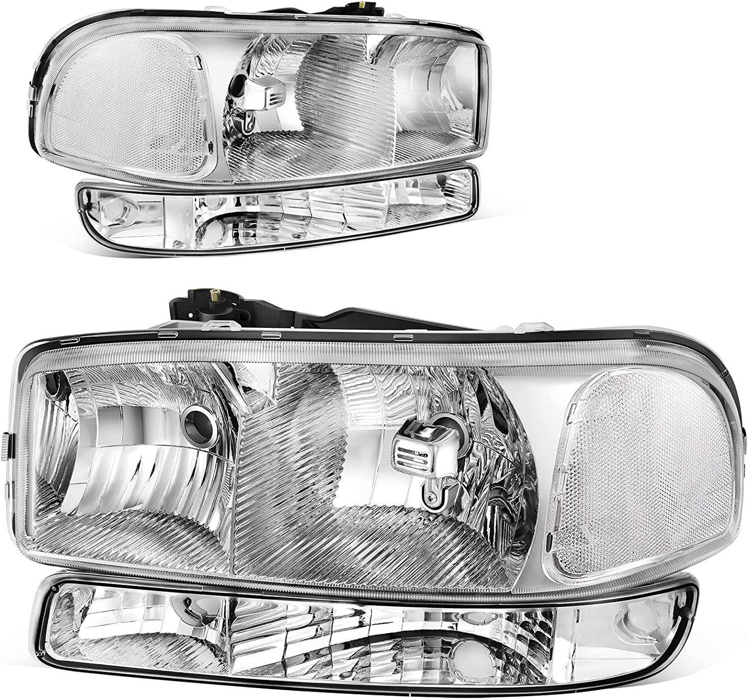 AmeriLite 2013-2015 Altima 4Dr Sedan Replacement Headlights Pair Halogen Type - Driver and Passenger Side