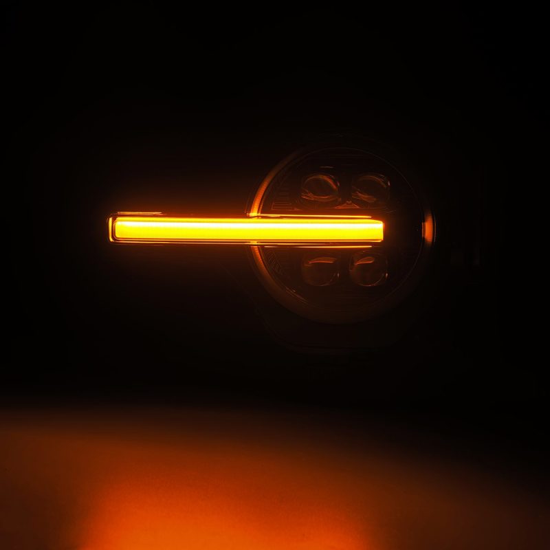 AlphaRex 21-25 Ford Bronco /22-25 Ford Bronco Raptor NOVA-Series LED Projector Headlights Alpha-Black