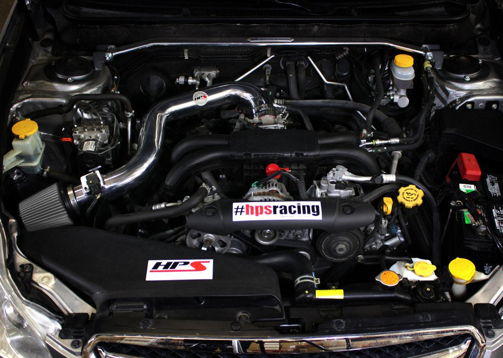 HPS Shortram Air Intake Kit 2010-2011 Subaru Legacy 2.5L Non Turbo, Includes Heat Shield, 827-557
