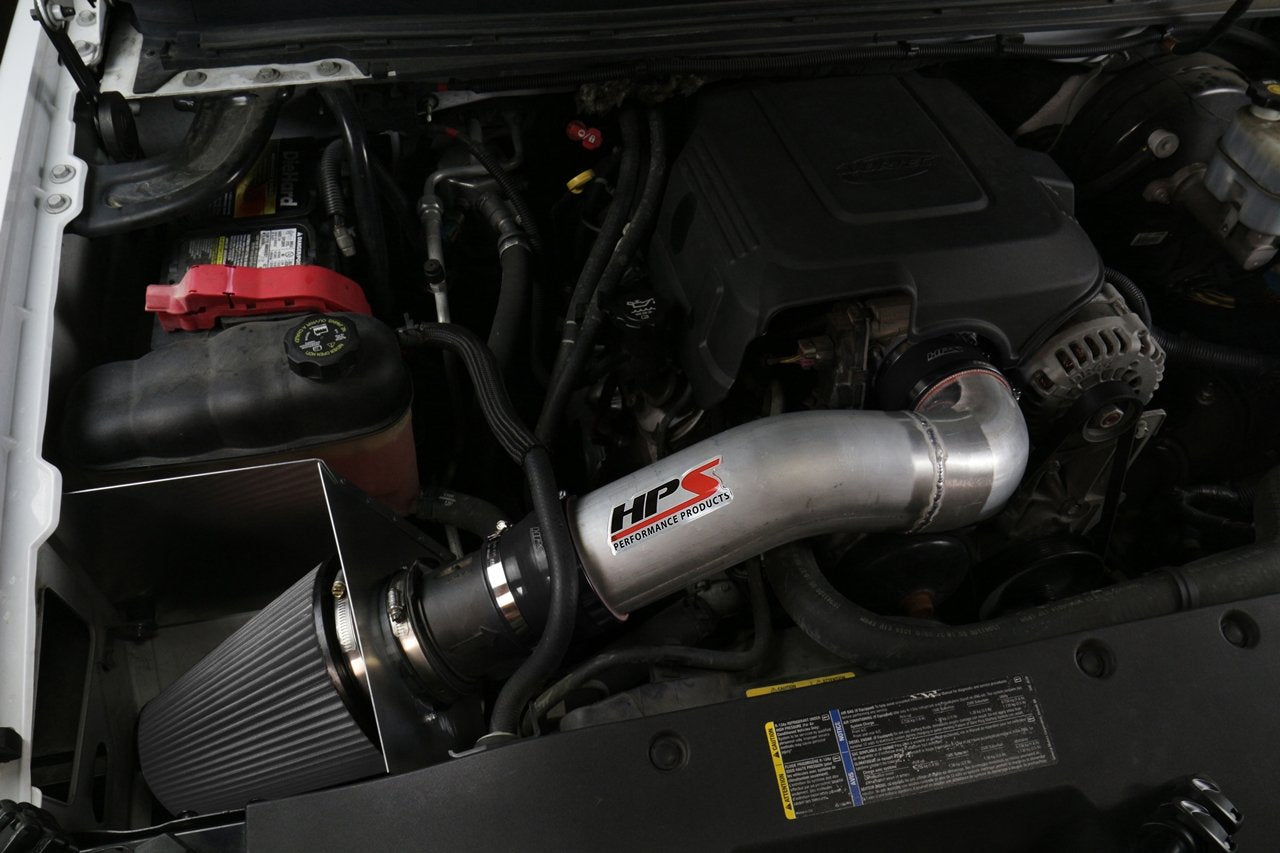 HPS Shortram Air Intake Kit 2007-2008 Chevy Tahoe 4.8L 5.3L V8, Includes Heat Shield, 827-622