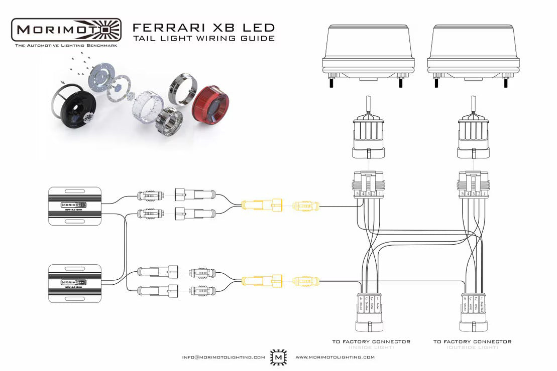 Morimoto Ferrari F50 (95-97) XB LED Tail Lights