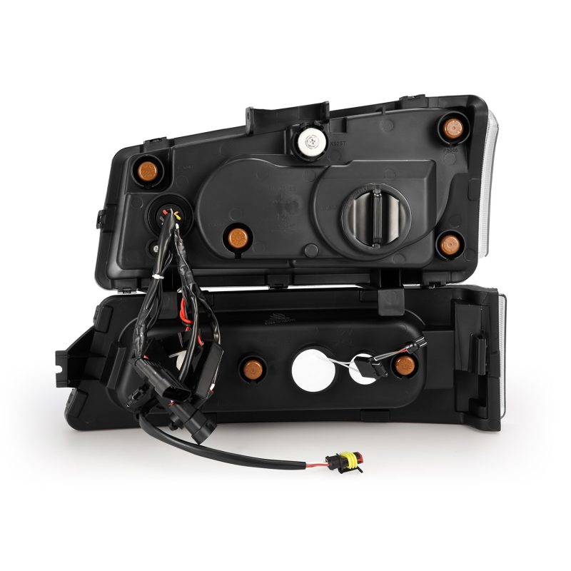 AlphaRex 03-06 Chevrolet Silverado/02-06 Avalanche (without body cladding) NOVA-Series LED Projector Headlights Black