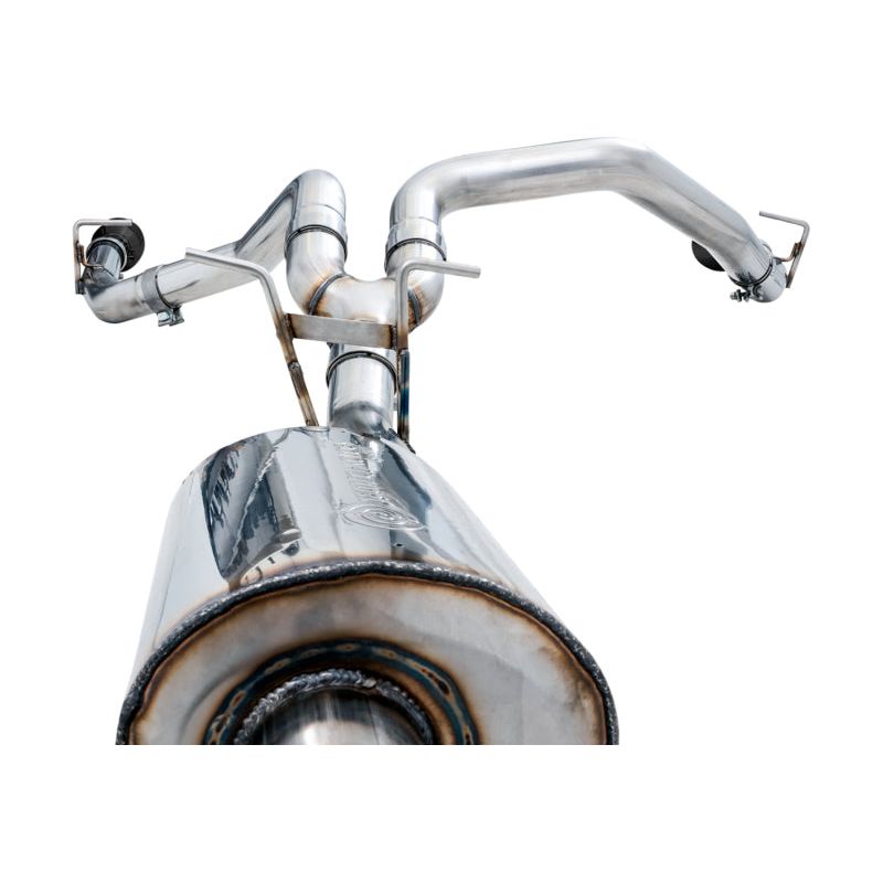 AWE Tuning 19-21 RAM 1500 5.7L (w/Cutouts) 0FG Dual Rear Exit Cat-Back Exhaust - Diamond Black Tips