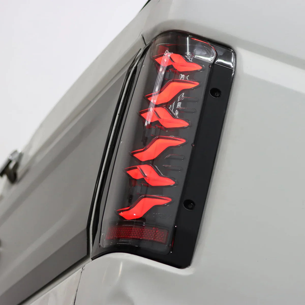 AlphaRex 87-96 Ford F-Series/Bronco LUXX-Series LED Tail Lights Black