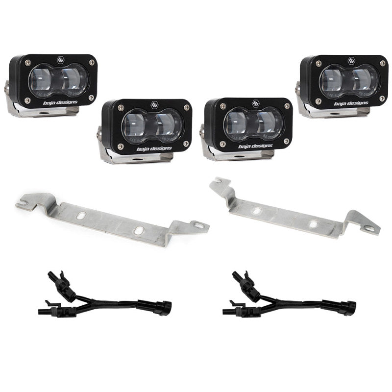 Baja Designs Toyota Tundra S2 SAE OEM Fog Light Replacement Kit - Clear