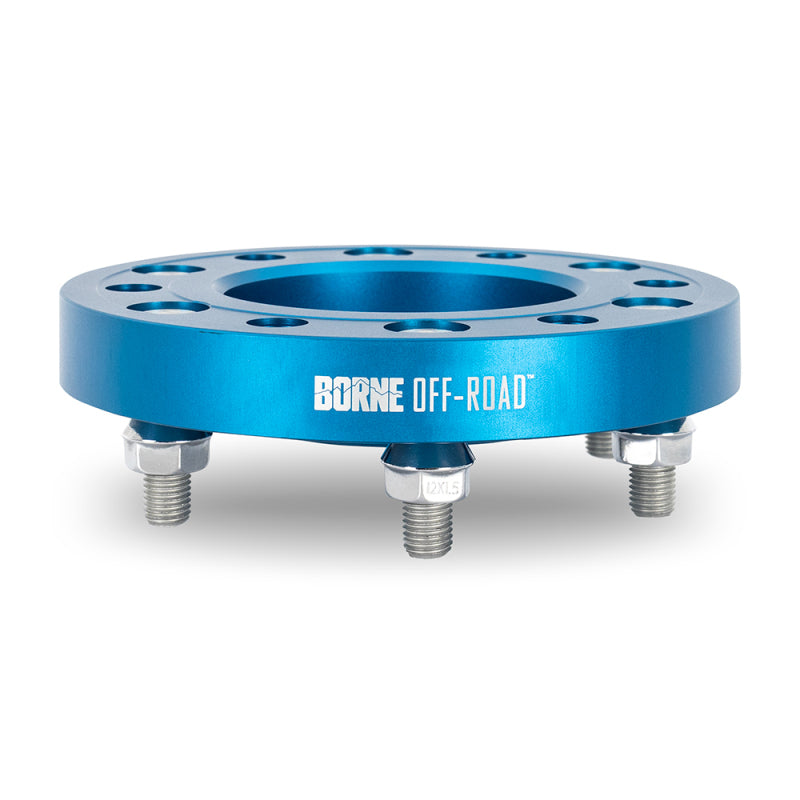Borne Off-Road Wheel Spacers - 6x139.7 - 78.1 - 25mm - M14x1.5 - Blue BNWS-005-250BL