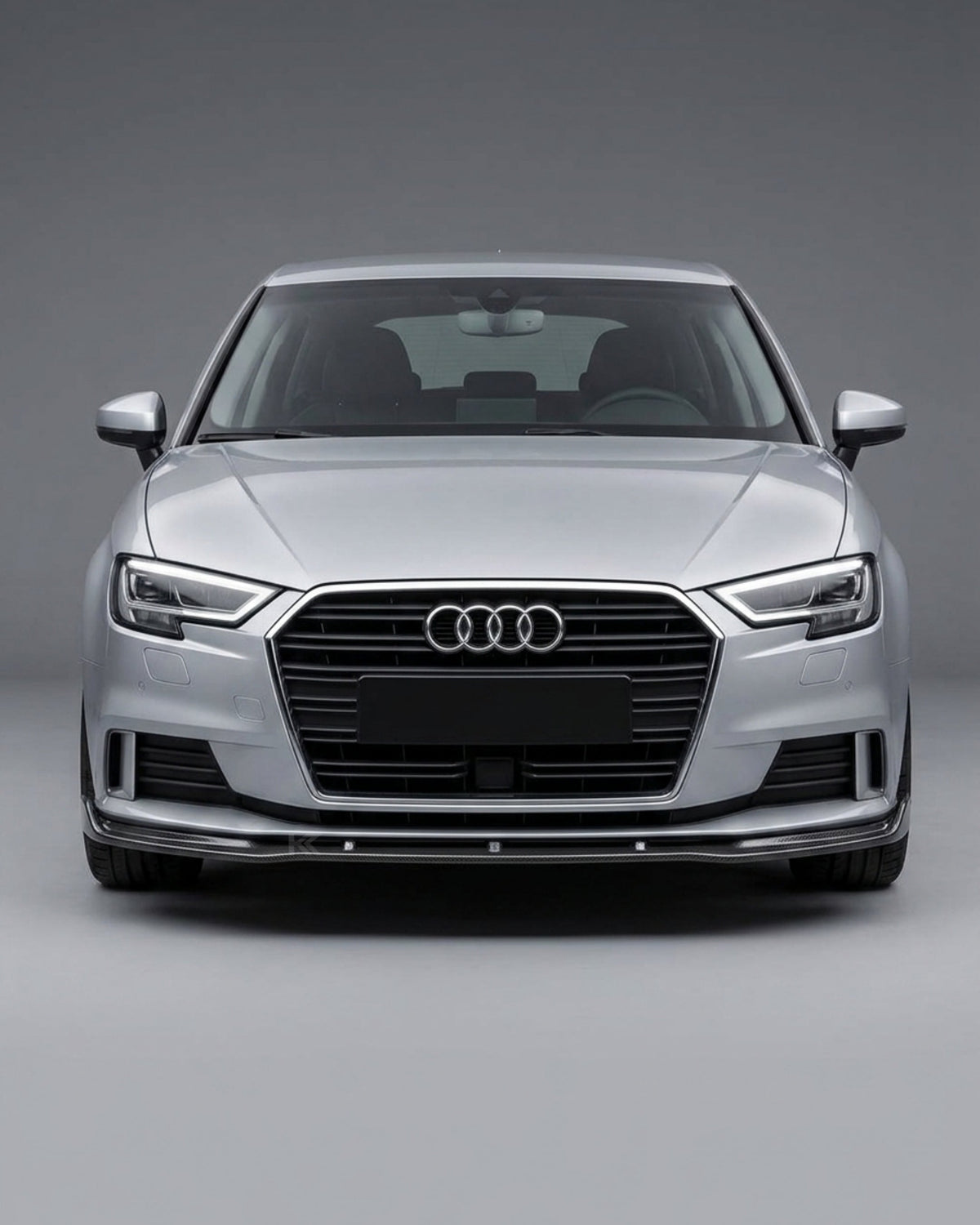 2014–2015 Audi A3 S-Line 8V Hatchback Front Lip Splitter – Carbon Fiber