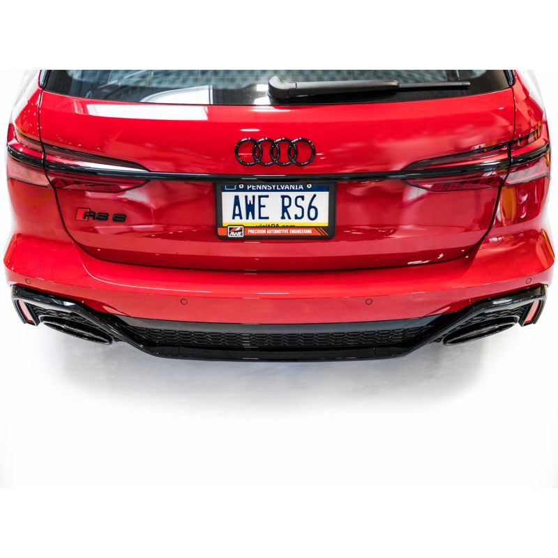 AWE Tuning 21-23 Audi C8 RS6/RS7 SwitchPath Cat-back Exhaust - Diamond Black Tips