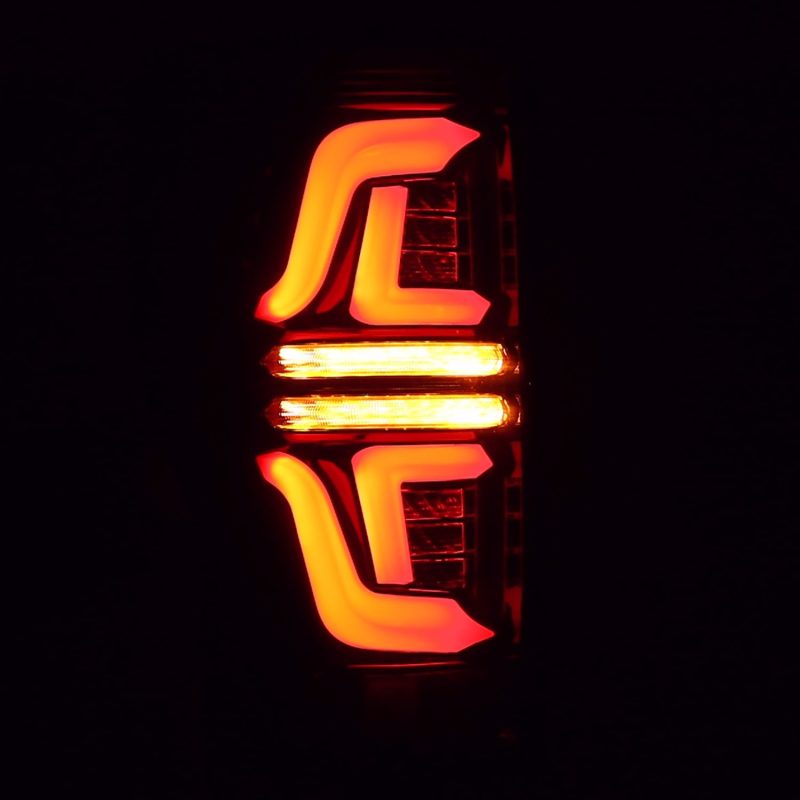 AlphaRex 17-19 Ford Super Duty PRO-Series LED Tail Lights Jet Black