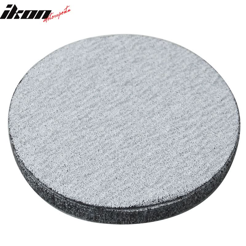 50PC 5in 127mm 100 Grit Auto Sanding Disc Sandpaper Sheets Sand Paper