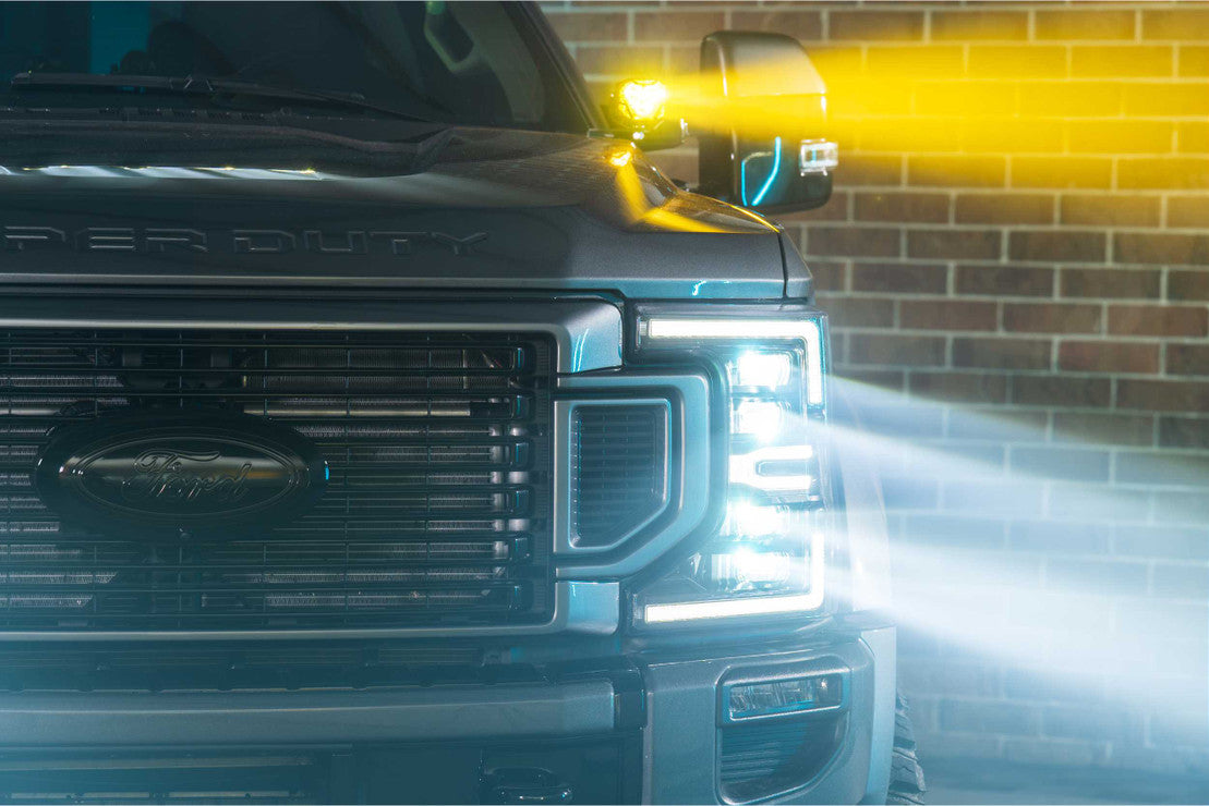 Morimoto 4Banger LED Ditch Light System: Ford Super Duty (17-22)