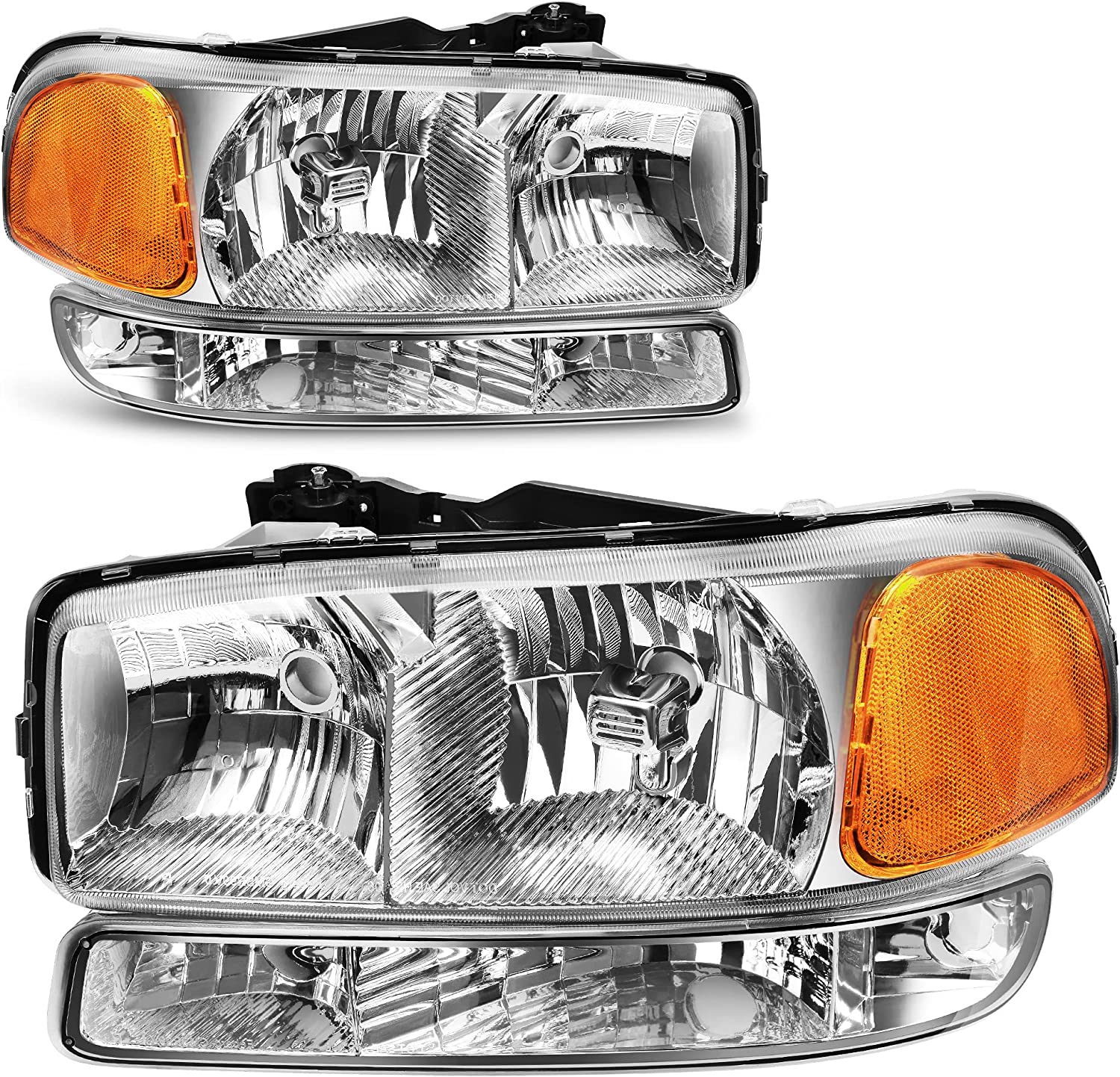 AmeriLite 2013-2015 Altima 4Dr Sedan Replacement Headlights Pair Halogen Type - Driver and Passenger Side
