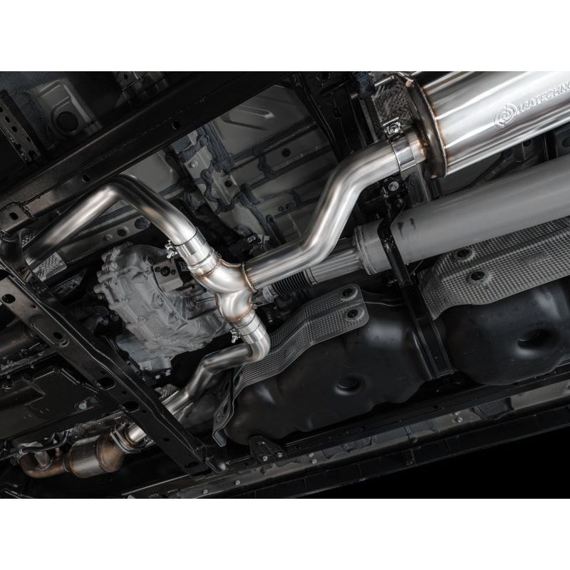 AWE 0FG Exhaust for 3rd Gen Toyota Tundra - Dual Chrome Silver Tips