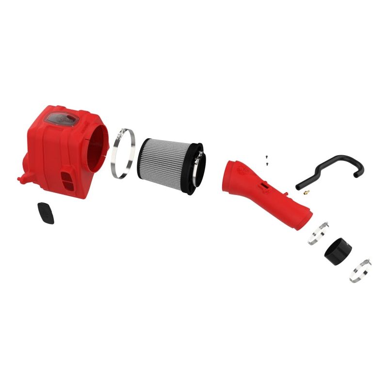 aFe 07-21 Toyota Tundra V8 5.7L Momentum GT Red Edition Cold Air Intake System w/ Pro DRY S Filter
