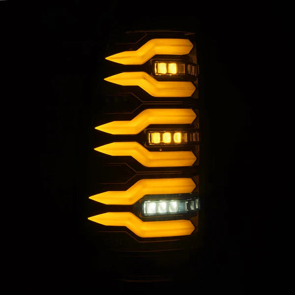 AlphaRex 99-06 Chevrolet Silverado/99-06 GMC Sierra LUXX-Series LED Tail Lights Black