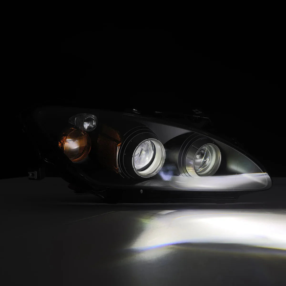 AlphaRex 99-09 Honda S2000 LUXX-Series Projector LED Headlights - Black
