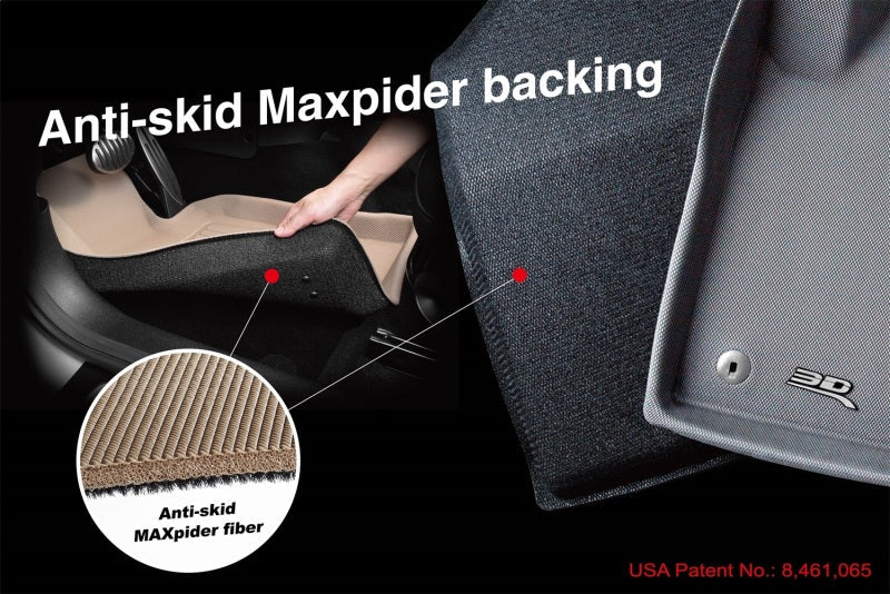 3D MAXpider 17-24 Jeep Compass Maxtrac Black R1 R2 A5JP01601809