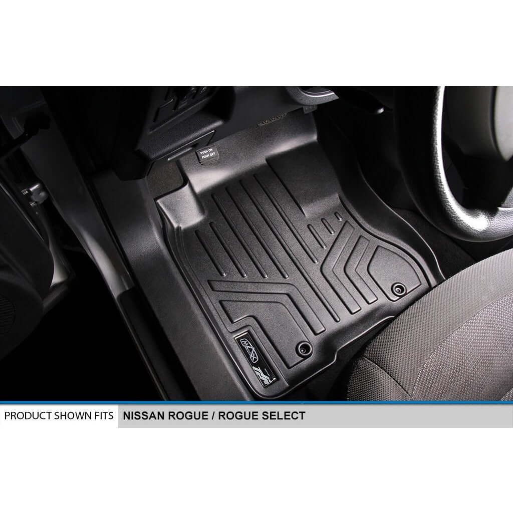 SMARTLINER Custom Fit Floor Liners For 2008-2013 Nissan Rogue / 2014-2015 Rogue Select