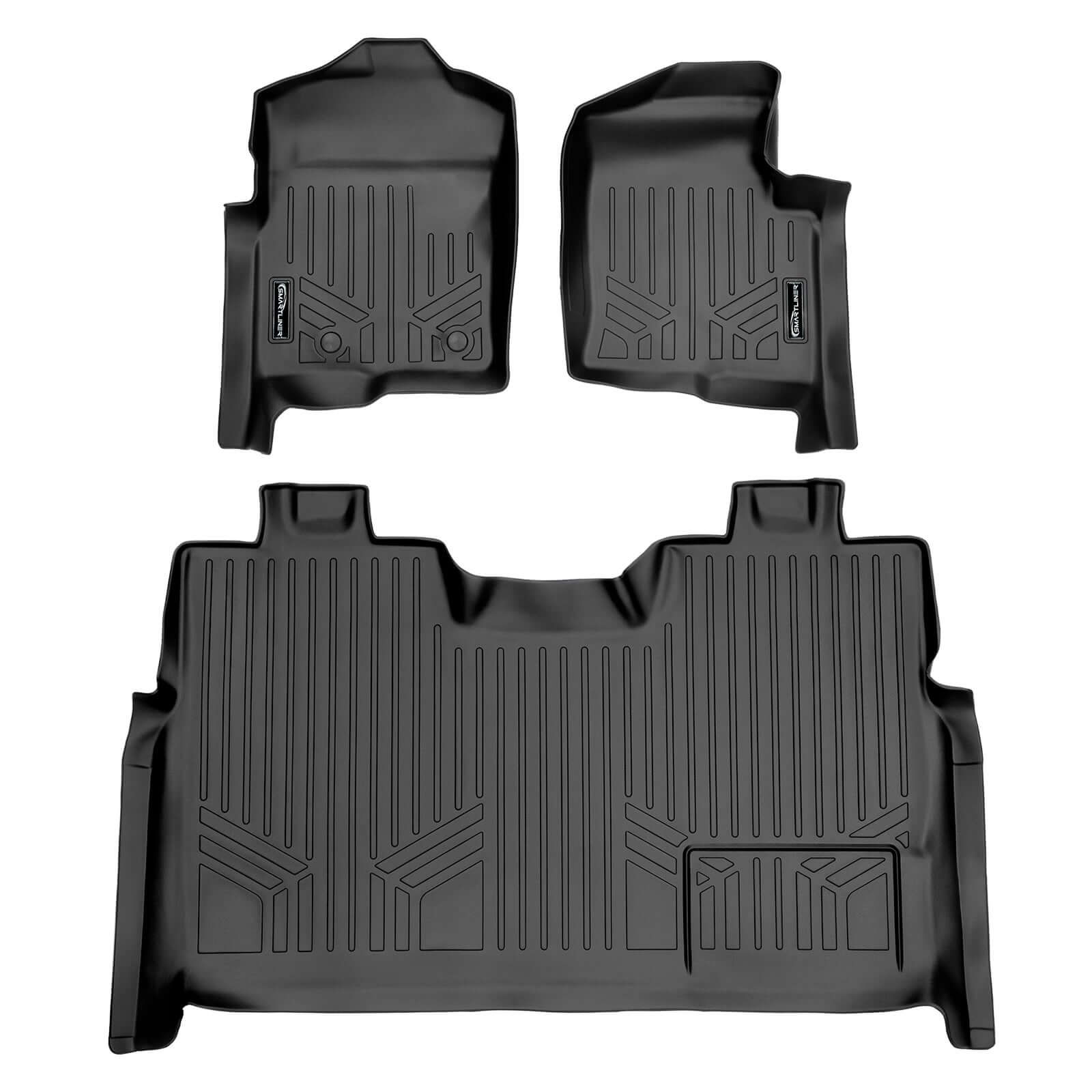 SMARTLINER Custom Fit Floor Liners For 2011-2014 Ford F-150 SuperCrew Cab