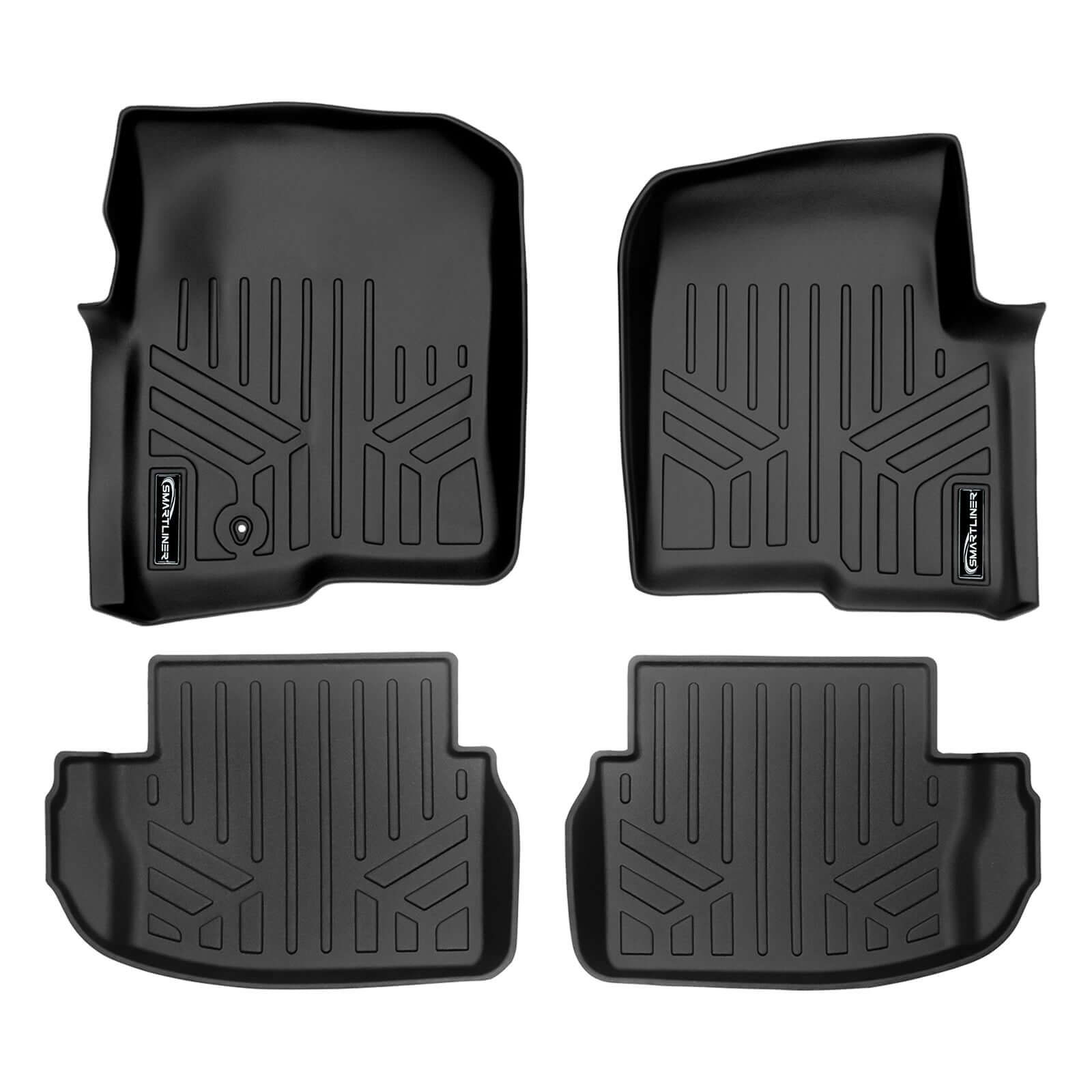 SMARTLINER Custom Fit Floor Liners For 2017-2025 Mercedes Benz C-Class (Only Fits Coupe Models)