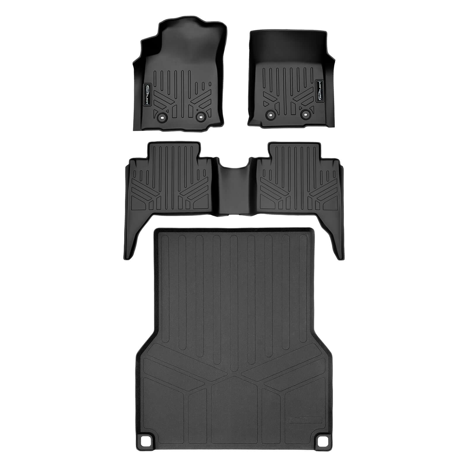 SmartCoverage™ Floor Liners For 2018-2023 Toyota Tacoma with Manual Transmission