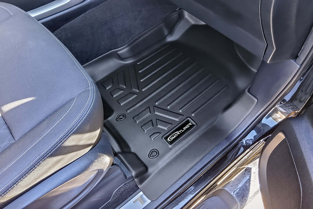 SMARTLINER Custom Fit Floor Liners For 2017-2025 Nissan Titan Crew Cab With Under Seat Storage