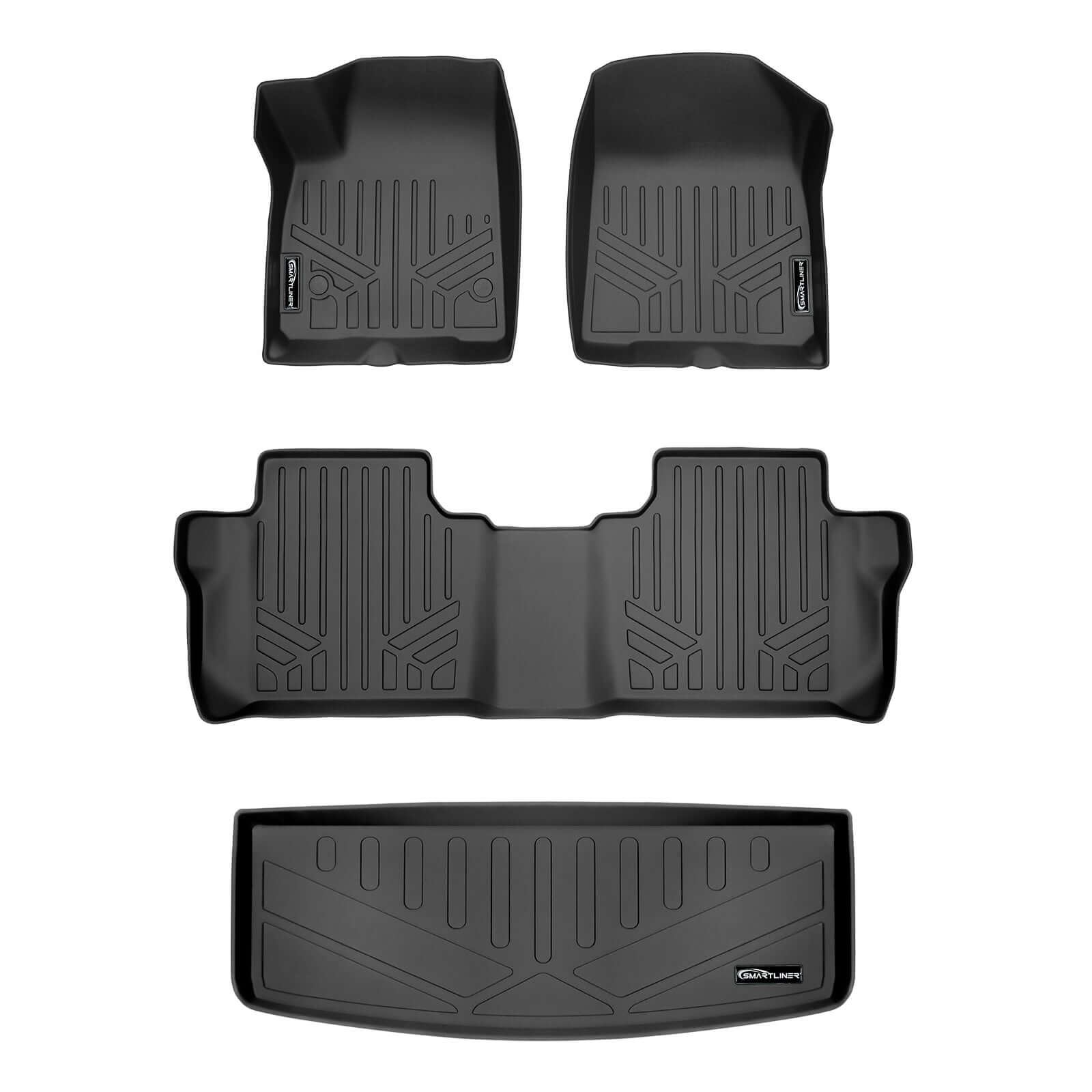 SMARTLINER Floor Liners for 2017-2023 GMC Acadia (7 Passenger)