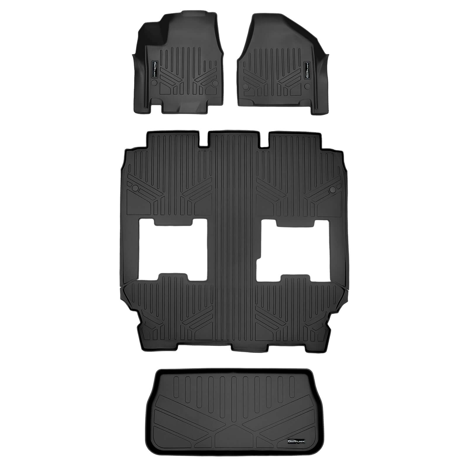 Smart Trim™ Floor Liners For 2017-2025 Chrysler Pacifica Hybrid