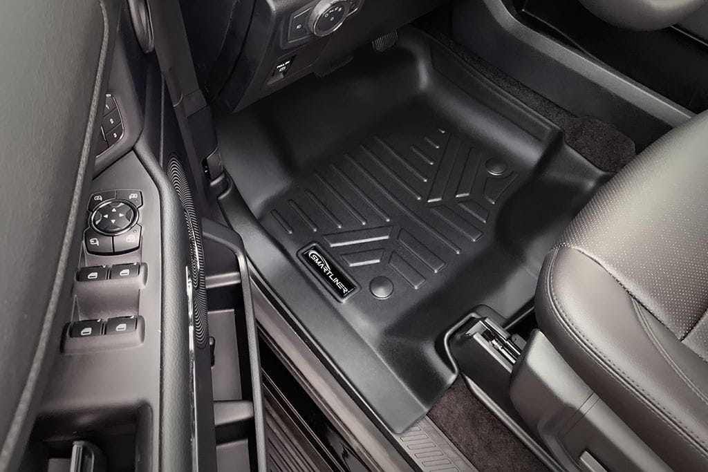 Smart Trim™ Floor Liners For 2018-2024 Ford Expedition/Lincoln Navigator 2nd Row Bucket Seats (no Max or L)