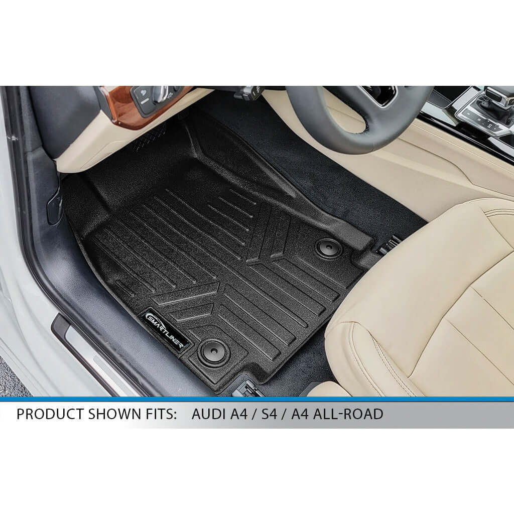SMARTLINER Custom Fit Floor Liners For 2017-2025 Audi A4 / S4 / A4 All-Road