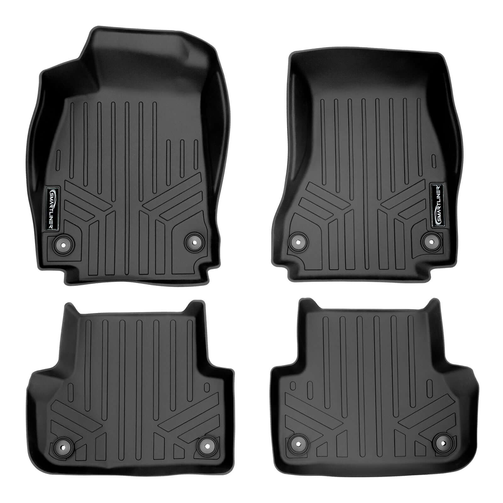 SMARTLINER Custom Fit Floor Liners For 2017-2025 Audi A4 / S4 / A4 All-Road