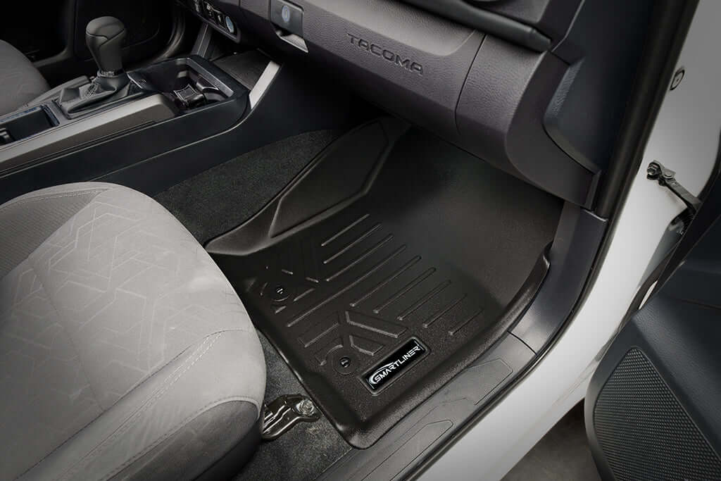 SmartCoverage™ Custom Fit Floor Liners For 2018-2023 Toyota Tacoma Double Cab (Automatic Transmission)
