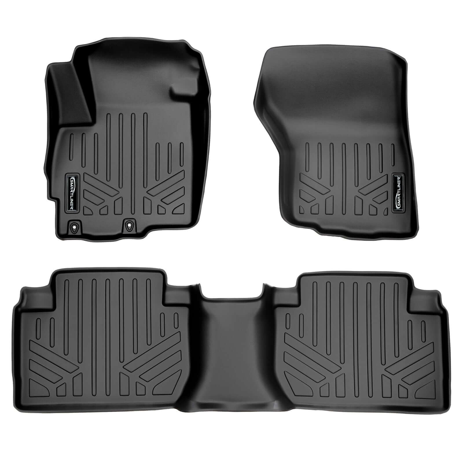 SMARTLINER Custom Fit Floor Liners For 2011-2013 Mitsubishi Outlander (No Outlander Sport Models)