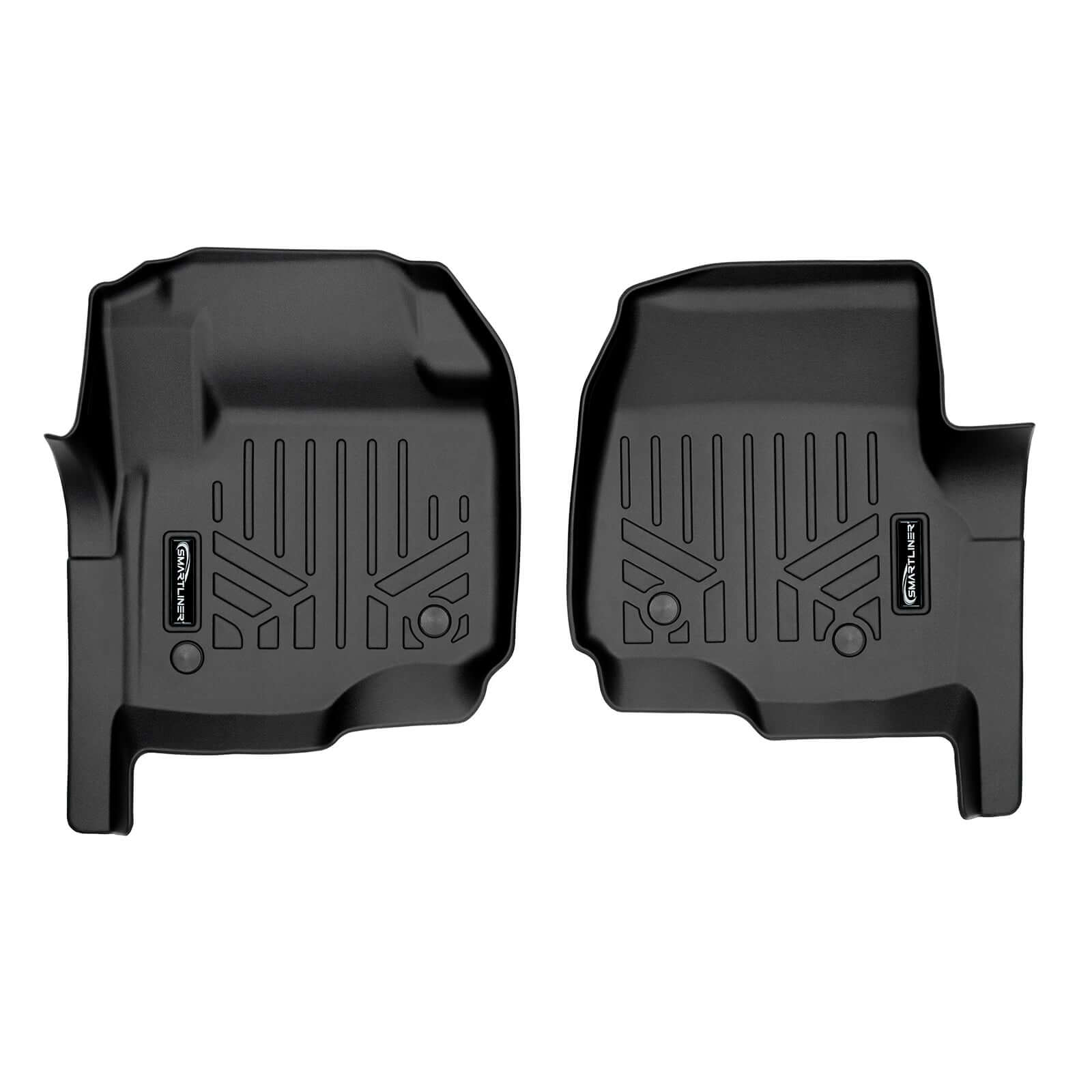SMARTLINER Custom Fit Floor Liners For 2017-2022 SuperCab with Vinyl Flooring and 2nd Row Bench Seat with rear underseat storage