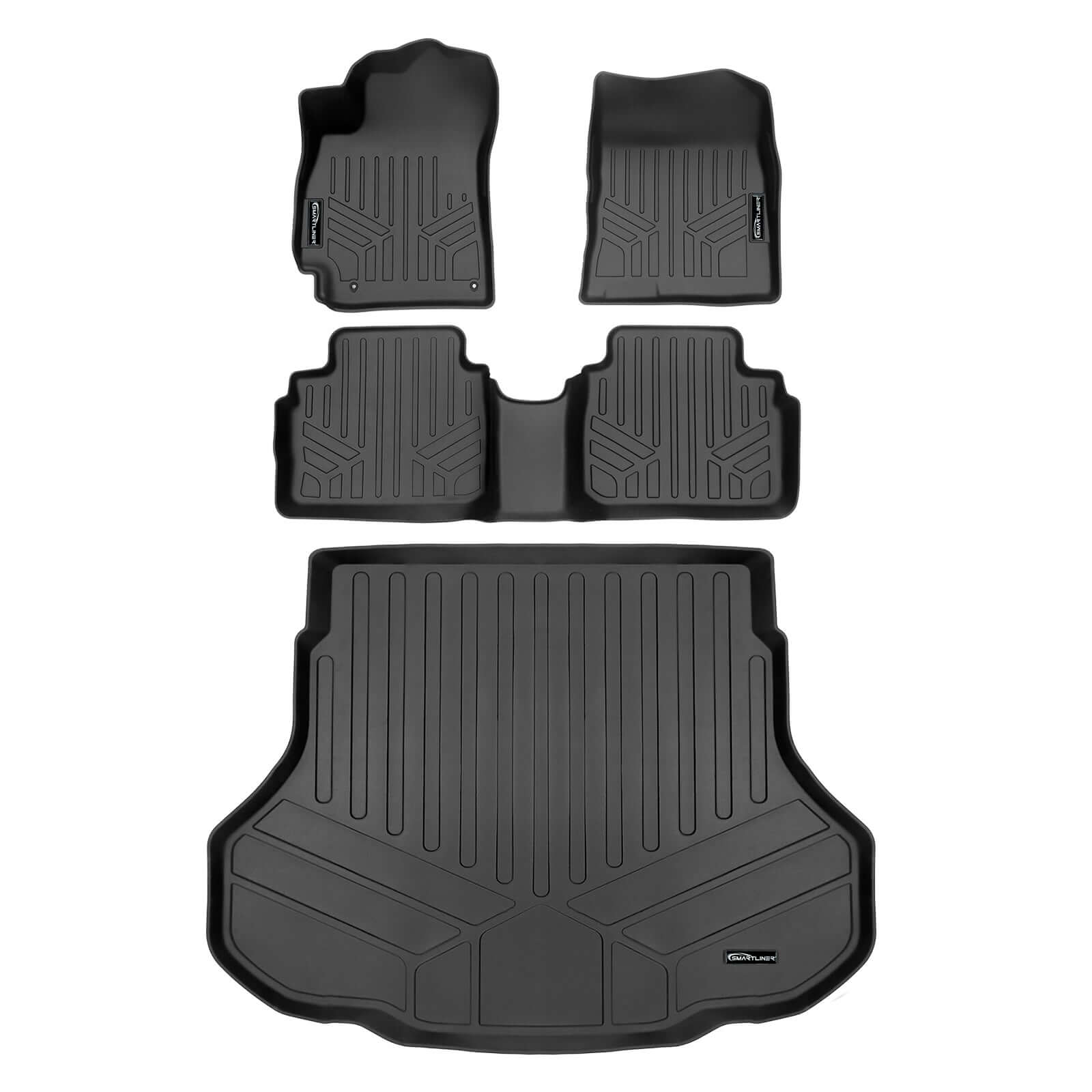 SMARTLINER Custom Fit Floor Liners For 2021-2025 Hyundai Elantra (No GT Models) Automatic Transmission