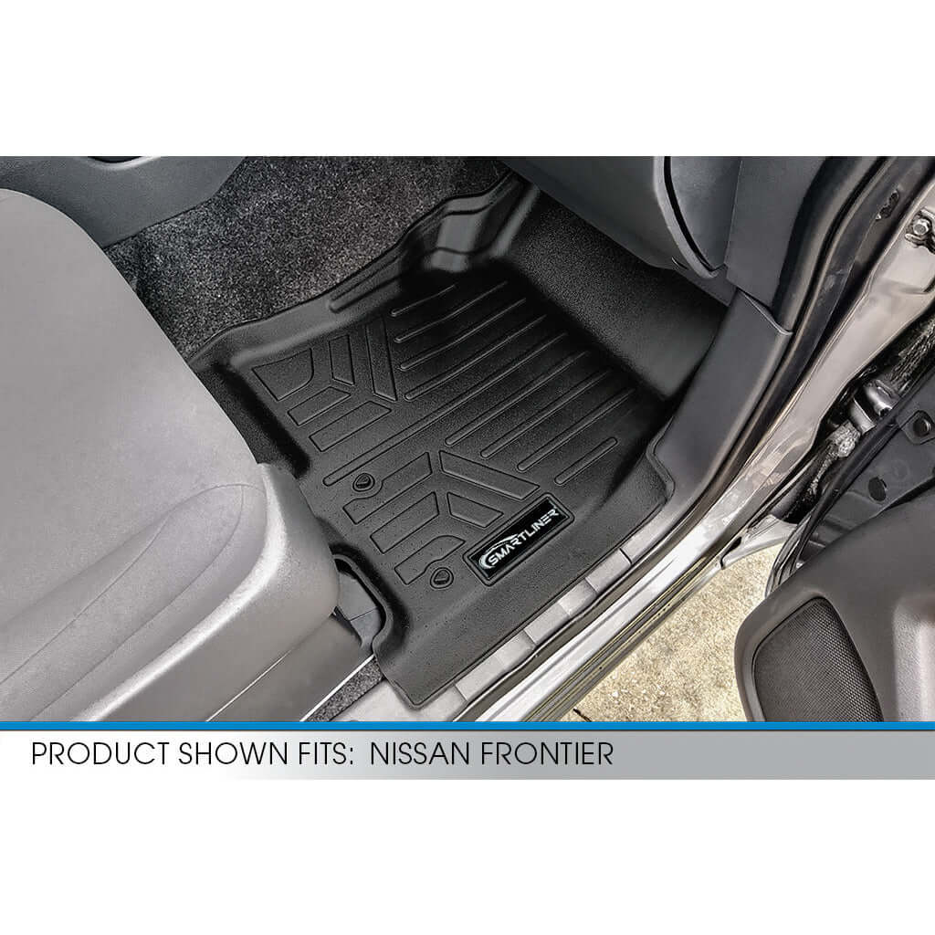 SMARTLINER Custom Fit Floor Liners For 2022-2025 Nissan Frontier Crew Cab