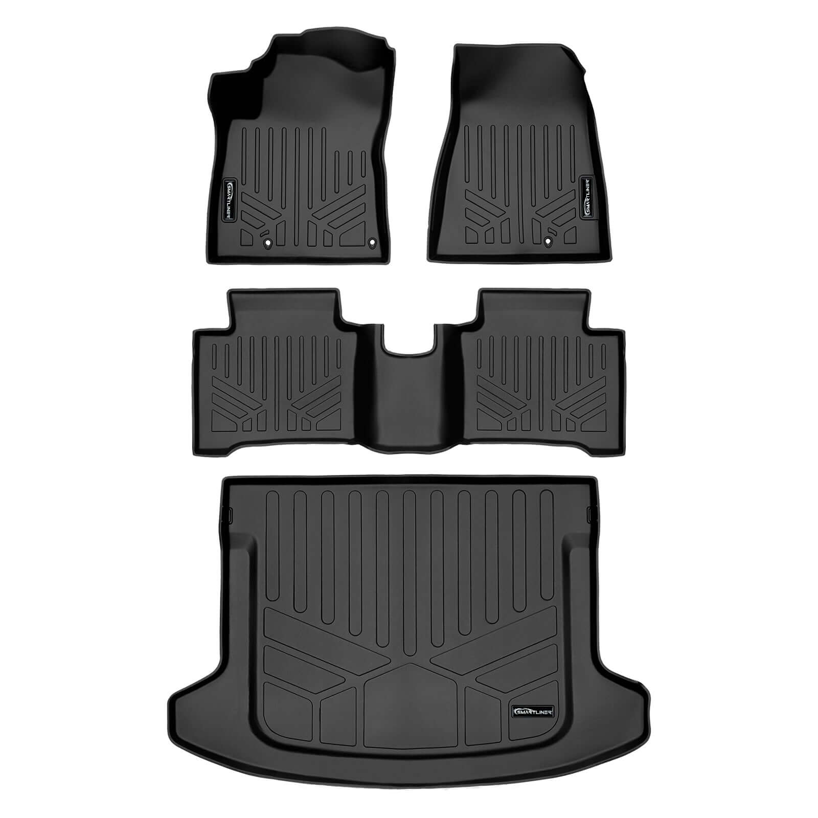 SMARTLINER Custom Fit Floor Liners For 2022-2025 Volkswagen Taos (FWD Models)