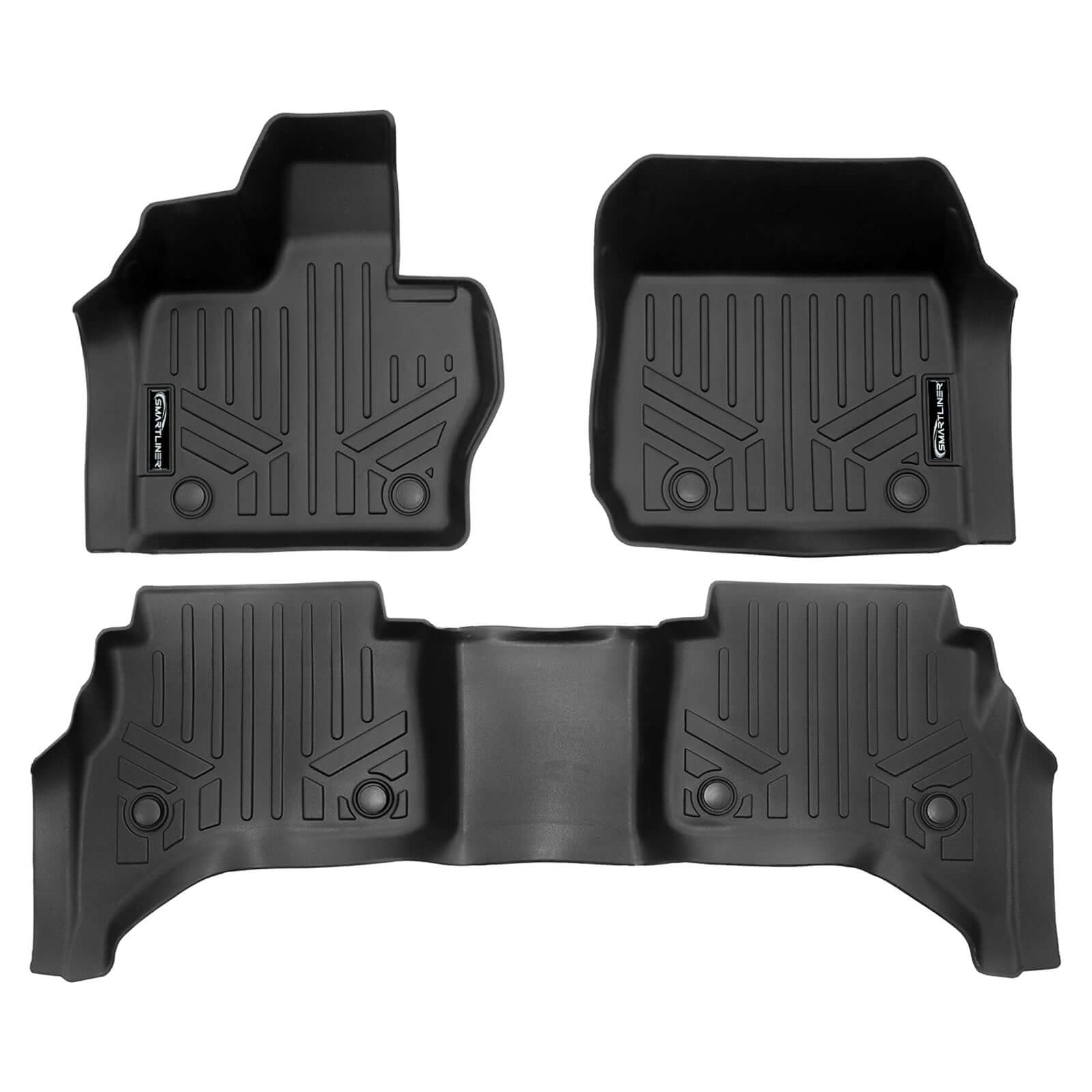 SMARTLINER Floor Liners for 2022-2025 Land Rover | Range Rover 5th Generation SWB (Standard Wheel Base) with executive class rear seats