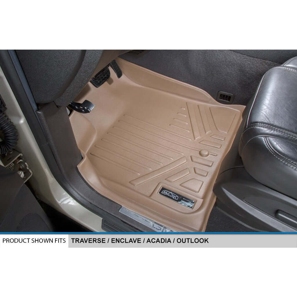SMARTLINER Custom Fit Floor Liners For 2008 - 2017 Buick Enclave with 2nd Row Bucket Seats