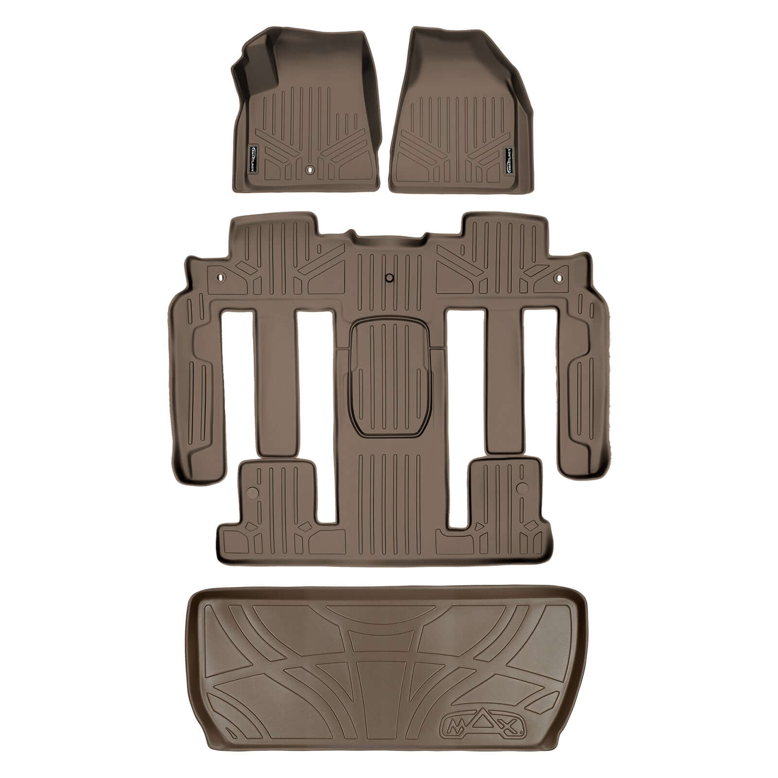 SMARTLINER Custom Fit Floor Liners For Traverse/Enclave with 2nd Row Bucket Seats